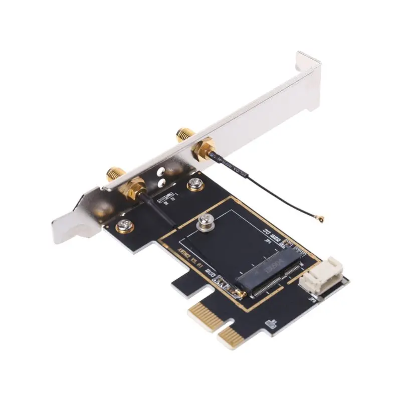 Convertidor M.2 a PCI-E para escritorio, placa adaptadora de tarjeta de red inalámbrica, WiFi, Bluetooth