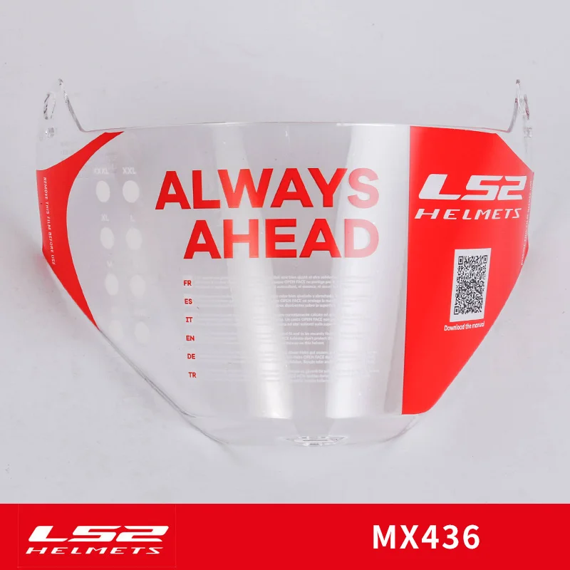 LS2 Pioneer helmet visor anti-scratch lens Suitable for ls2 mx436 full face shield transparent smoke rainbow silver glasses