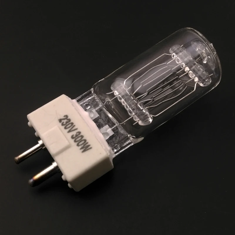 連続ビデオ写真用のタングステン電球,スタジオ写真ランプ,300W,3200k, gy9.5, 2ピース/ロット