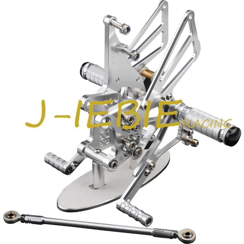 

CNC Racing Rearset Adjustable Rear Sets Foot pegs Fit For Triumph T595 T509 955i SPEED TRIPLE 1050 SILVER