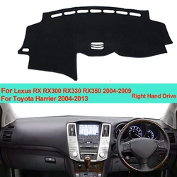 Car Inner Dashboard Cover Dash Mat Carpet Sun Shade For Lexus RX RX300 RX330 RX350 2004-2007 2008 2009 Harrier 2004-2012 2013