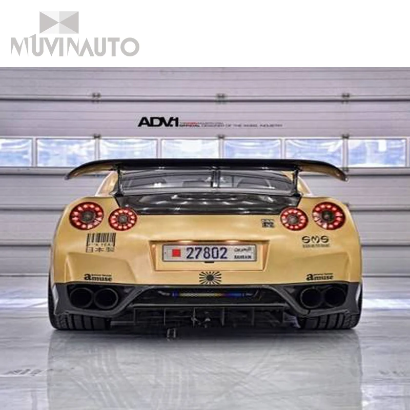 For Nissan GTR-R35 Carbon Fiber Spoiler GTR Carbon Fiber Tail GT Type Spoiler