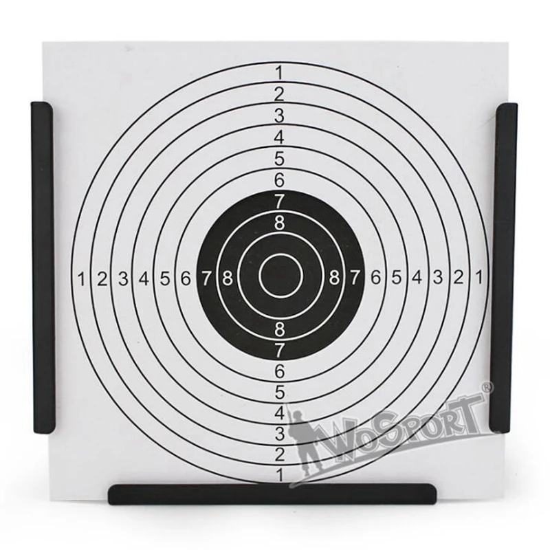 14cm Funnel Air Rifle/Airsoft Shooting Target Holder Pellet Trap with 100pcs Papers