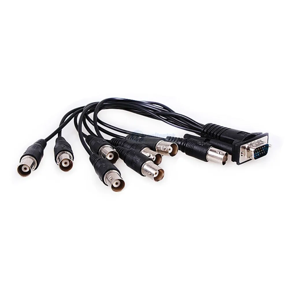 8 Channel Digital Color Quad System Video Processor Splitter BNC Switcher for Security System