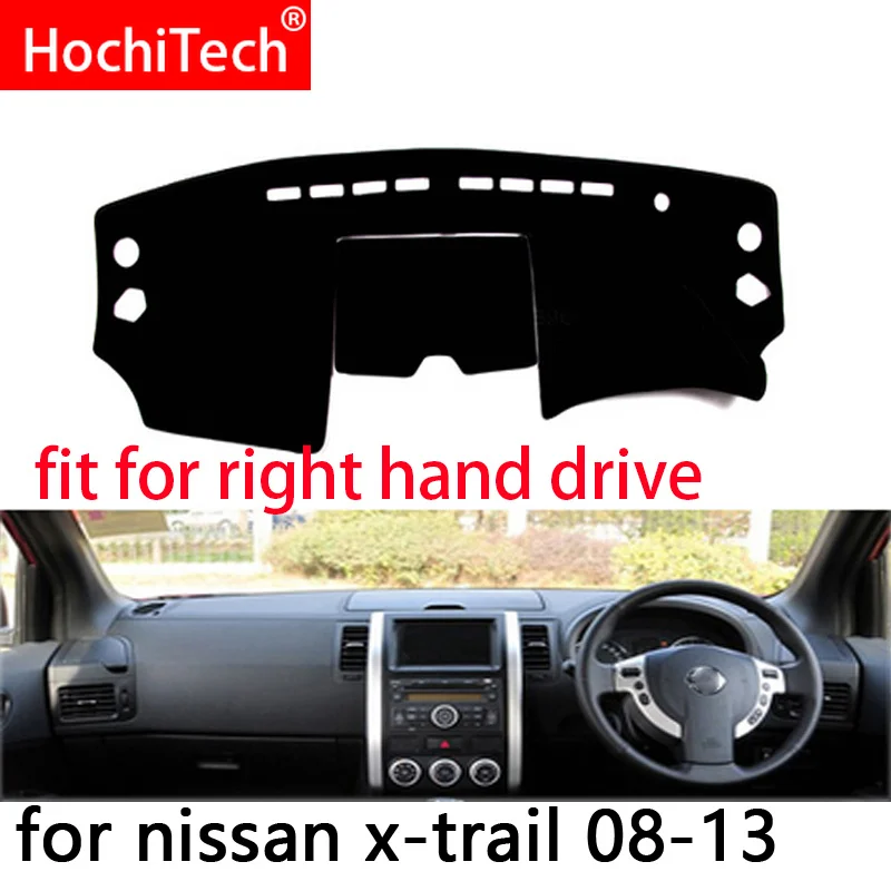 For Nissan X-Trail X Trail T31 2008-2013 Right and Left Hand Drive Car Dashboard Cover Mat Shade Cushion Pad Carpets Accessories