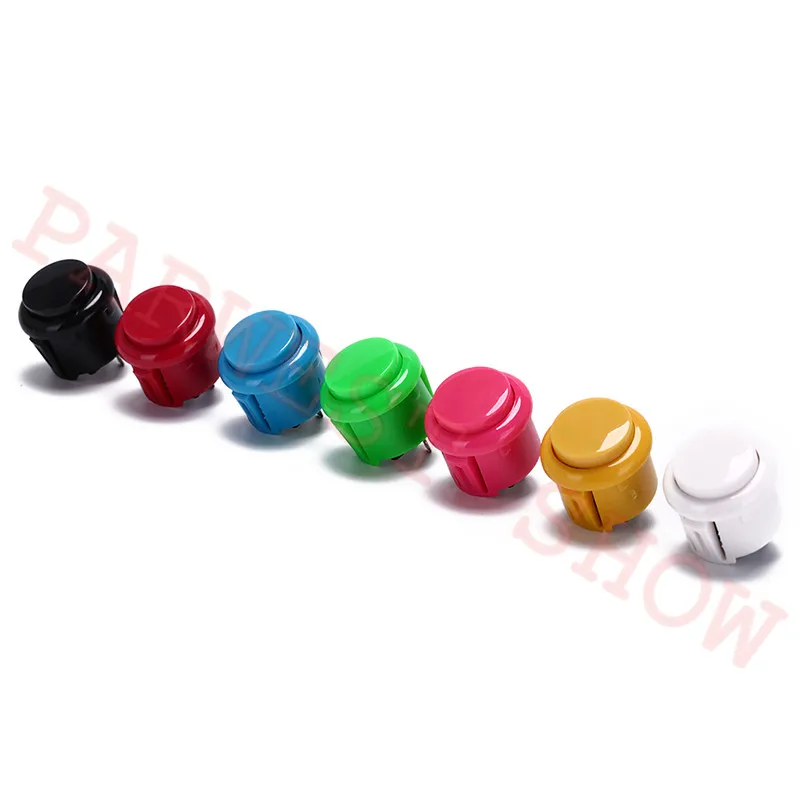 Free shipping 50pcs/lot copy sanwa 24mm button push button switch high quality push button for DIY Arcade game machine parts