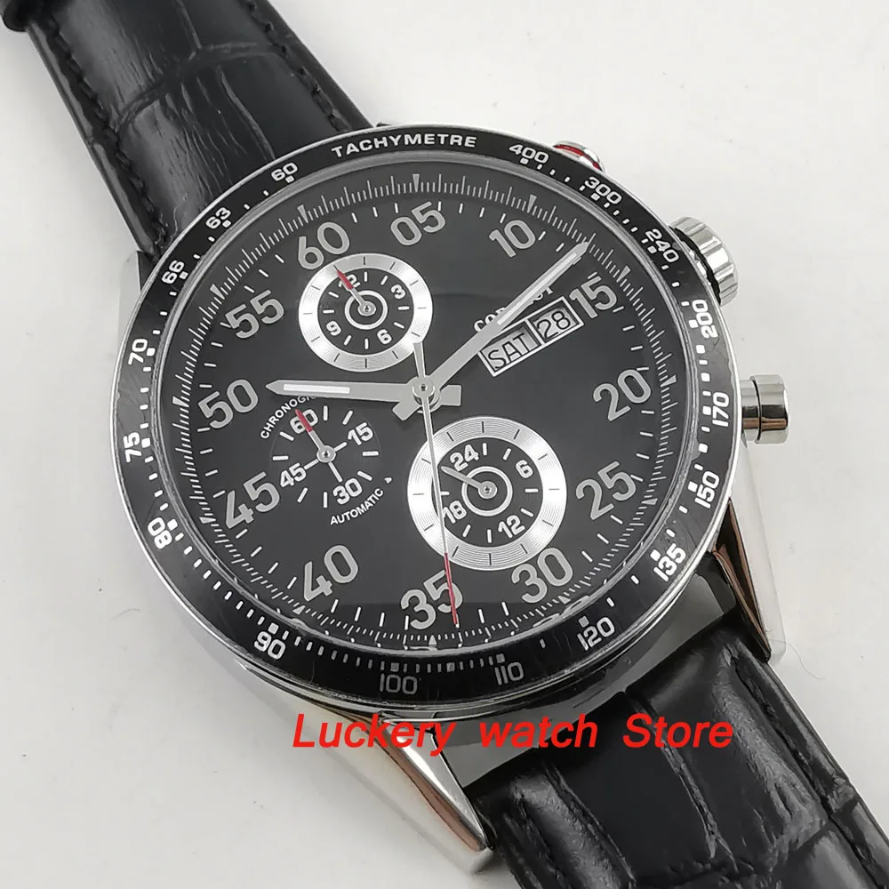 43mm corgeut Calendar and week Multifunction Automatic Watches-CA39