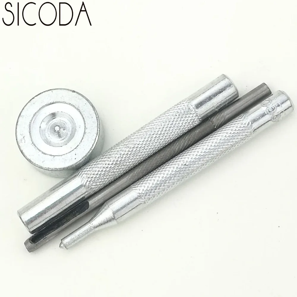 SICODA Snap button fixing tool 655#/633#/831# diy sewing button tool kits Snap Fasteners Press Studs Rivet Setter Base