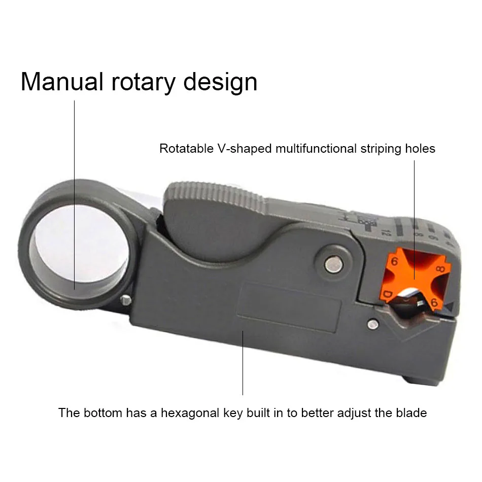 Pelacables Coaxial portátil, cortador de alambre, multiherramienta de bolsillo