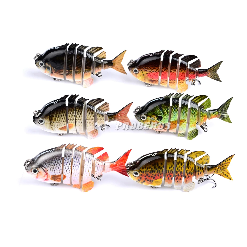 1pc multi jointed Fishing Lure 14g/8cm Swim bait Fishing baits Hook Fishing Tackle peche free shipping