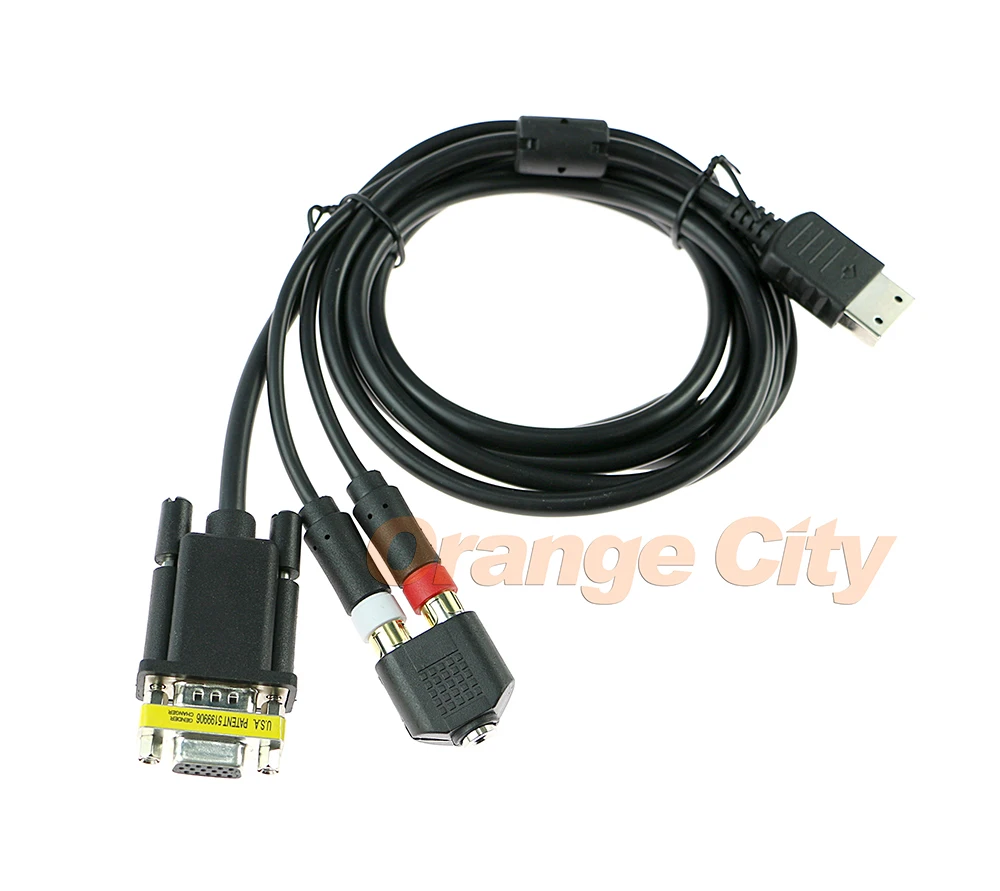 For SEGA Dreamcast VGA High Definition Cable RCA Sound Adapter HD box PAL NTSC