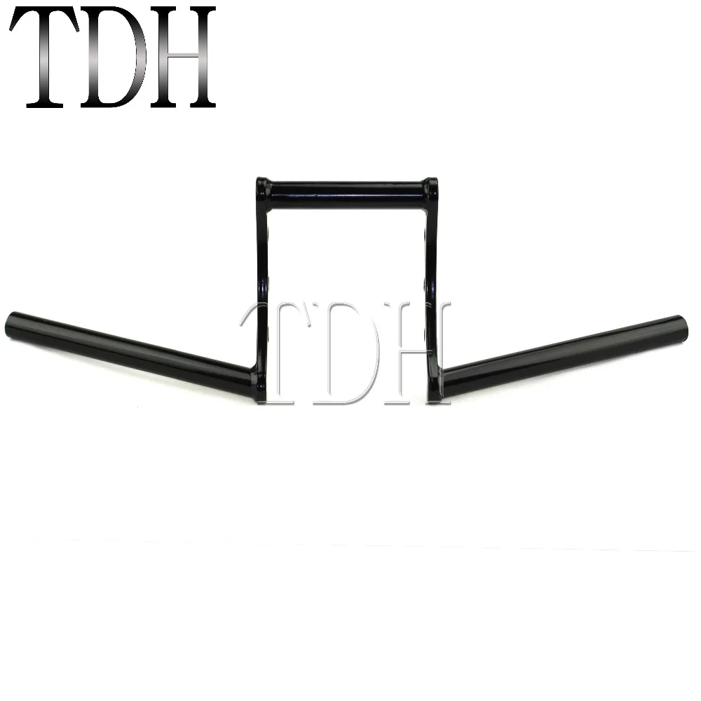 Black Motorcycle Drag Handlebar 1