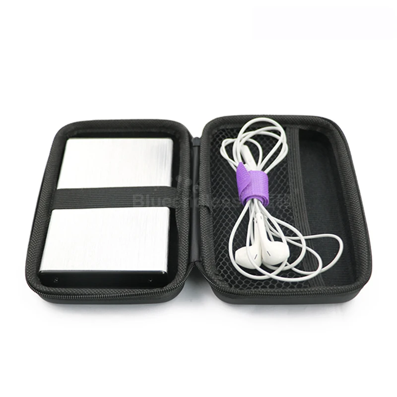 Nero/blu disco rigido carry borse SSD HDD protegge la cassa per MP3/MP4/Auricolare/Box/ digitale Protetto anti-shock hard disk borse