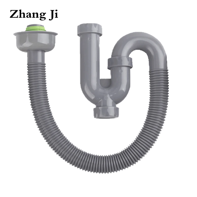 Zhang Ji S Bend Plastic Water Drain Hose New Fanish Multifunction Deodorization Sink Drain Pipe