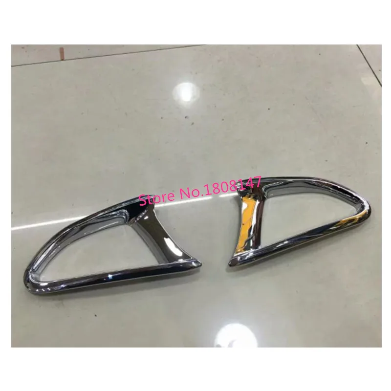 Car Rear Tail Fog Light Lamp Eyebrow Frame Stick ABS Chrome Cover Trim For Mazda 2 Mazda2 Demio 2015 2016 2017 2018 2019 2020