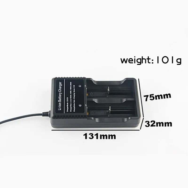 Bán 1 Cái Kingwei 306 Đầu Ra USB Đôi Pin Sạc 26650 18650 14500 CR123A Pin Lithium 3.7V