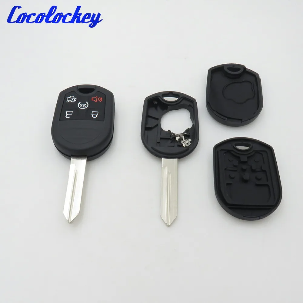 

Cocolockey Remote Key Shell Fob for FORD Expedition Mustang F150 F250-350 Super Duty Keyless Case 5 Button No Logo