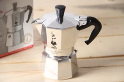 FeiC 1pc bialetti moka pot 2 cup 100ml espresso maker aluminum metal pot for stove for barista