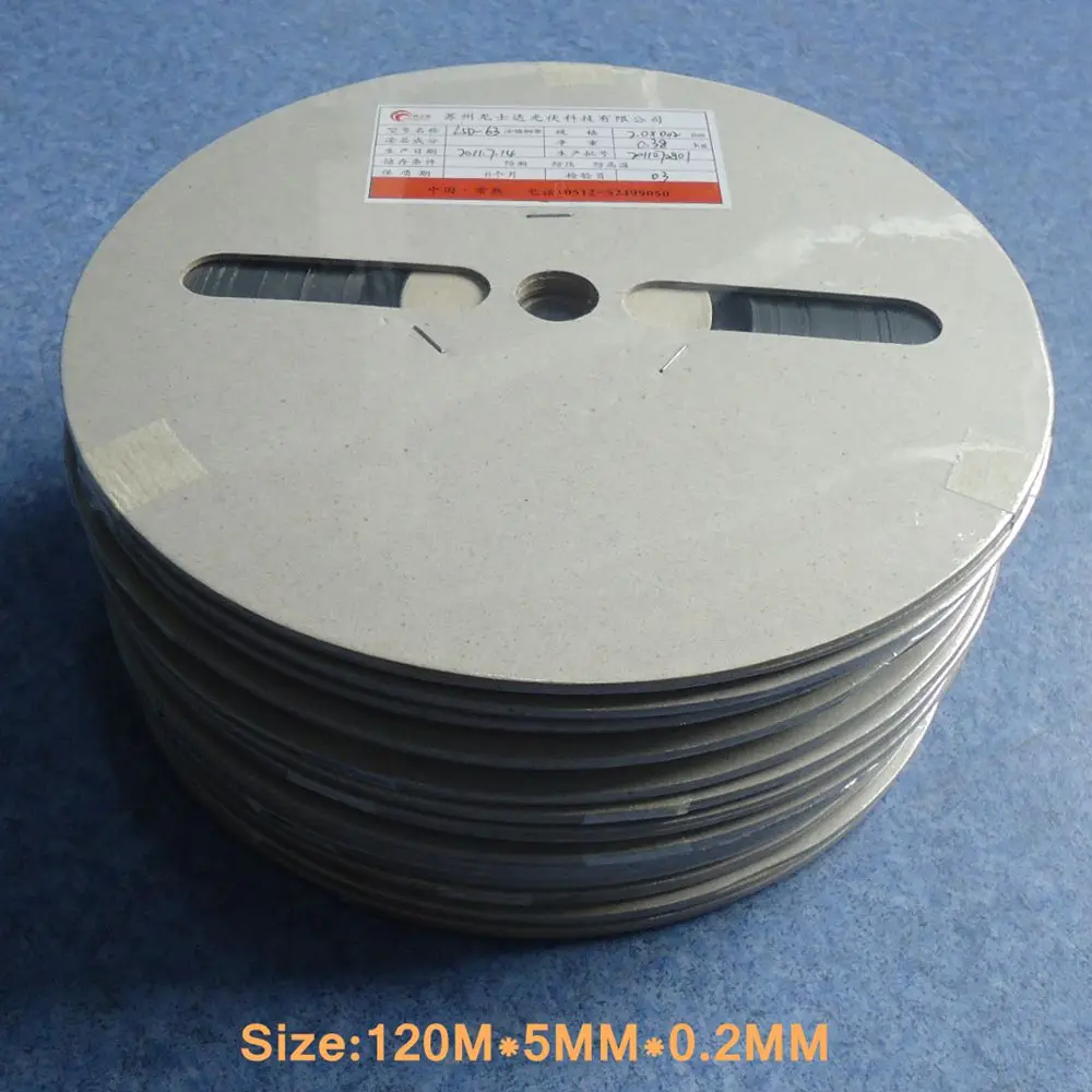 100M* 5MM * 0.2MM Photovoltaic Solar Cells Bus Busbar Wire For Solder Solar Panel