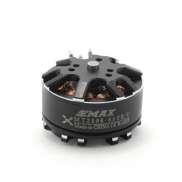 EMAX MT2808 660KV 850KV MT2808 CW/CCW Brushless Multicopter Motor light weight design for Rc racing drone  free shipping