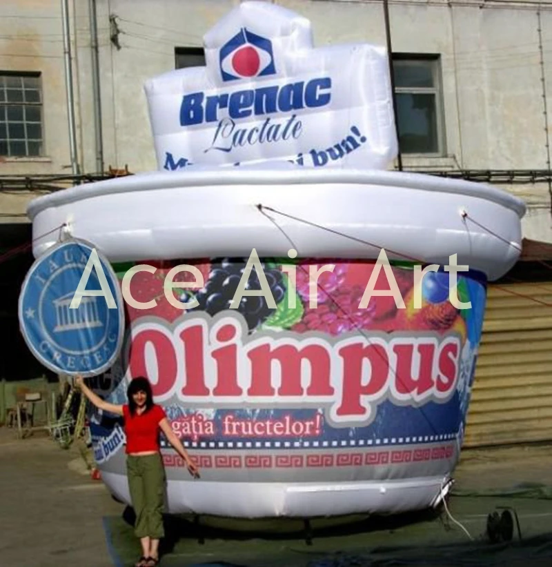 Inflatable Ice Cream Model for Advertising, Advertising with Advertising Logo, Hot Summer Sale