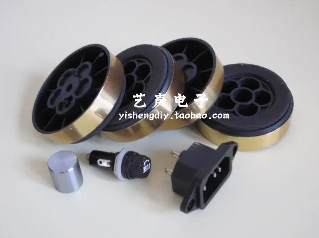 Gabinete diy 430*115*390mm poa220 transistor amplificador chassi/fase traseira amplificador chassi/radiador externo/invólucro amplificador