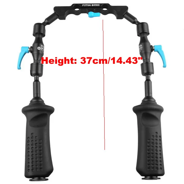 FOTGA DP3000 Adjustable Front Handle Hand Grip Clamp For 15mm Rail Rig Sony ARRI RED A7 A7S A7R2 A7RM2 A6500 A7000 GH4