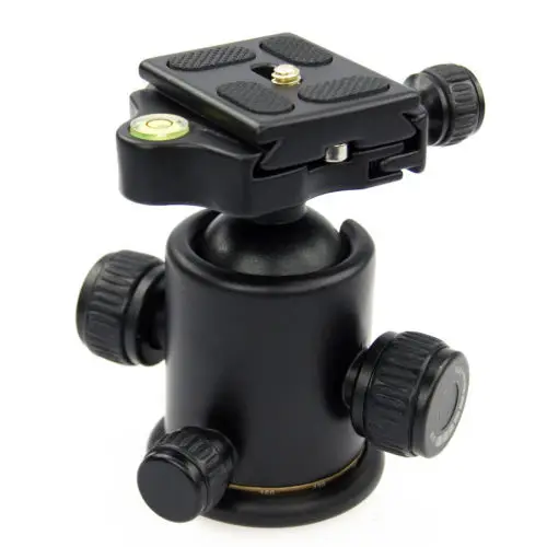 Beike alumínio BK-03 tripé bola cabeça + placa de liberação rápida pro câmera tripé carga máxima para 8kg