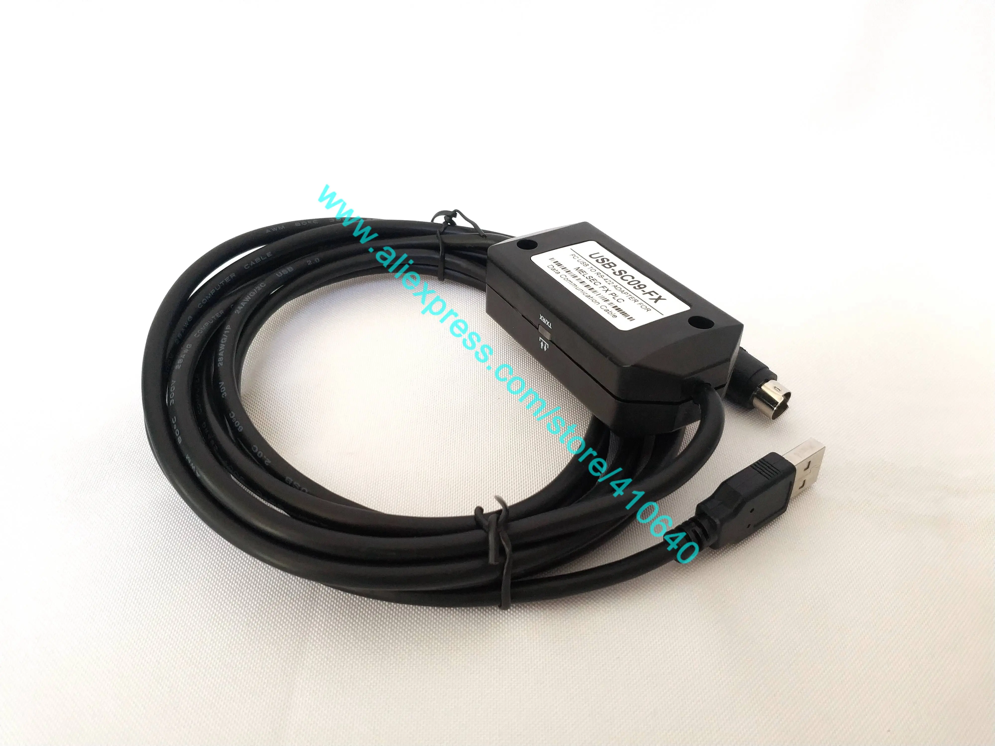 FX Series PLC Programming Cable Model USB-SC-09-FX Date Line Date Cable Date Wire Stronger Anti Interference 2.5 Meter Length