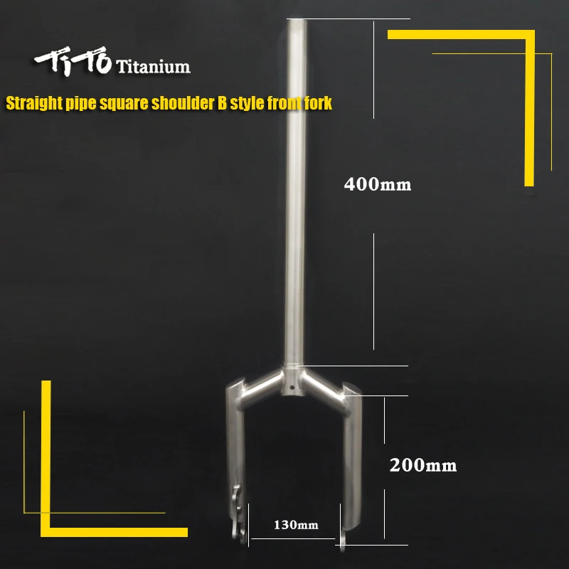 Tenedor delantero de aleación de titanio, carga de modificación de vehículo eléctrico, TiTo