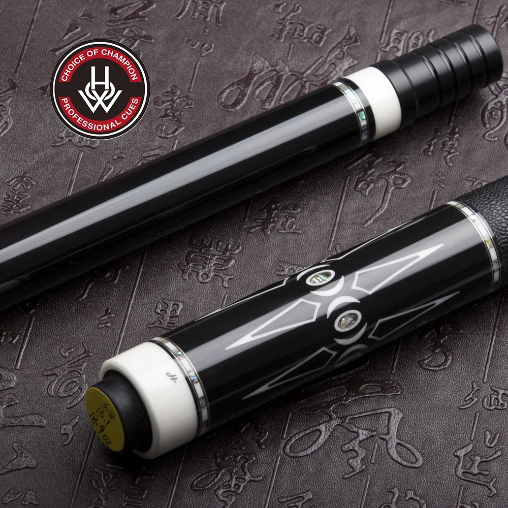 HOW H-293 Series Cp Plus 12.5mm Selected Ebony High-end Joint Abalone Shell Inlay Billiard Pool Cue Stick Kit China