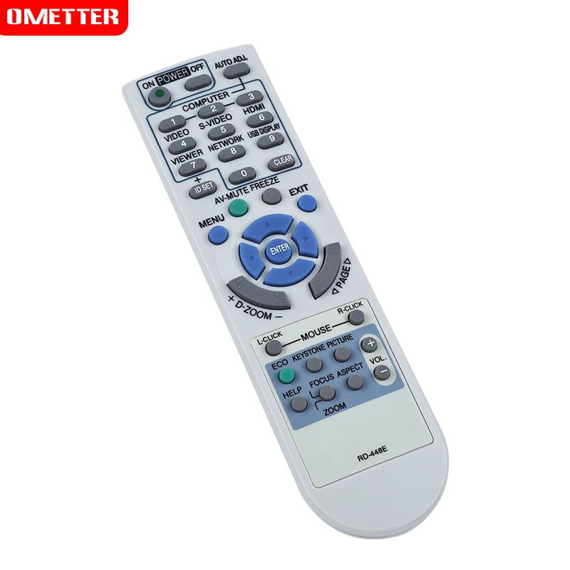 RD-448E for NEC Projector Remote Control for VT375 VT380 VT470 VT480 VT490 VT491 VT495 VT570 VT575 VT580 VT590