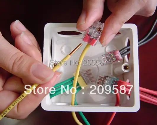 10 шт. 6 Pin кабельная Клеммная колодка провод пружинный разъем зажим без пайки