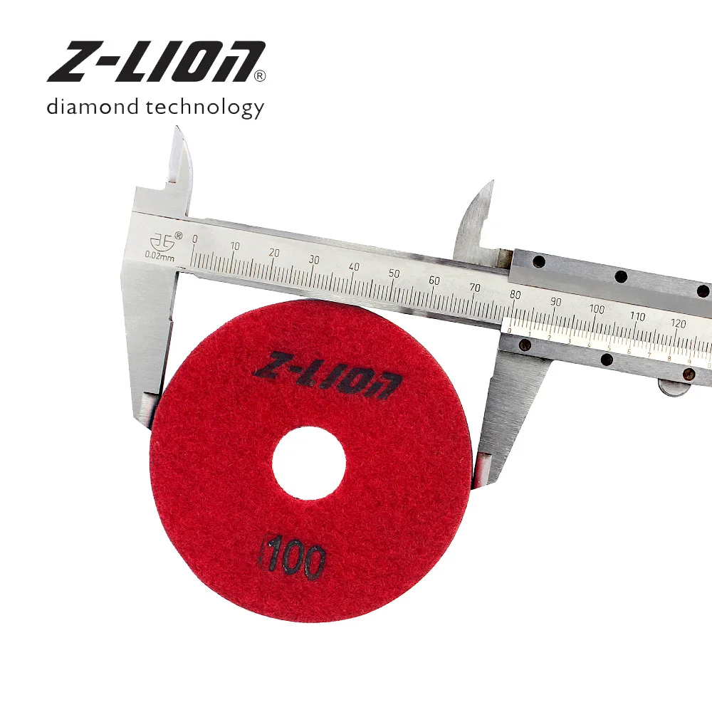 Z-LEAP 80mm Diamond Grinding Pad Vacuum Brazed Polishing Wheel Dry Wet Grinding Disc For Granite Marble Stone Abrasive Tool