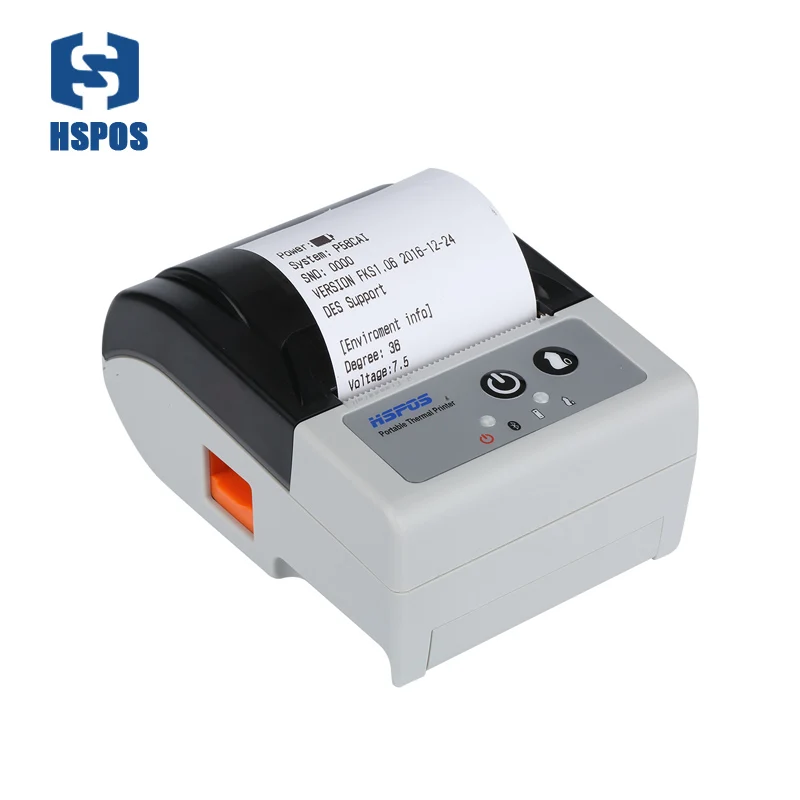 

Mini 58mm Mobile thermal receipt printer with auto cutter battery provide SDK for App portable POS print empresora