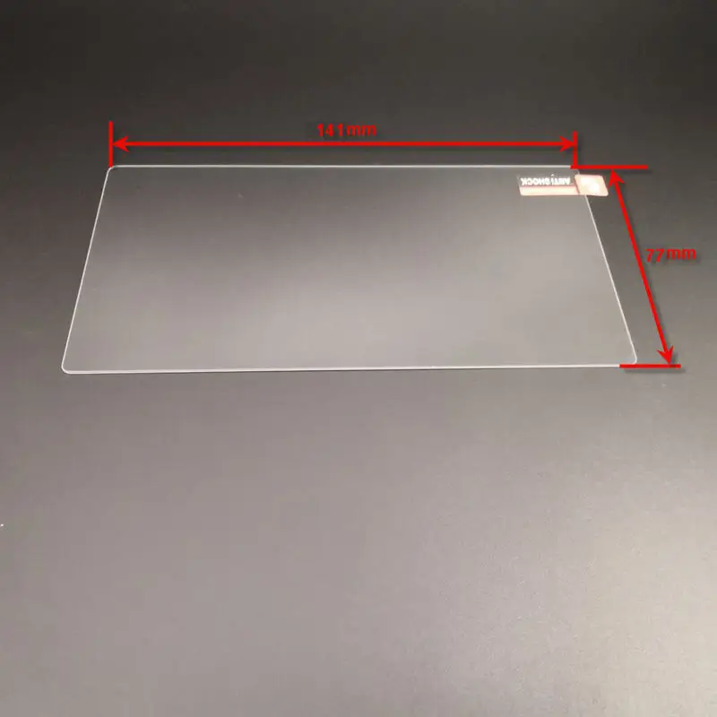 Universal Tempered Glass Film Screen Protector for 6 inch 7inch Size 141*77mm 135*75mm 155*90mm 144*79mm Tablet Car GPS DVD PDA