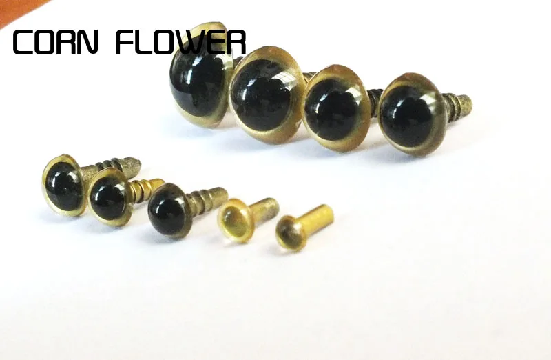 プラスチック製の安全アイアイアイワッシャー,9サイズ,マルチカラー,-- 5〜18mm,トウモロコシの花から選択可能