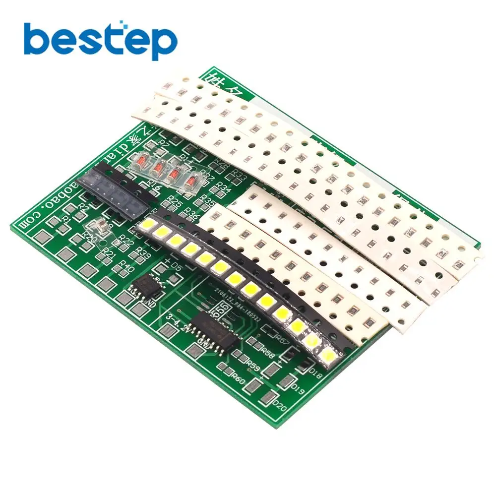 (Welding practice) SMD Component Board CD4017 Water Light Kit Skills Training Entry Electronic Training Parts