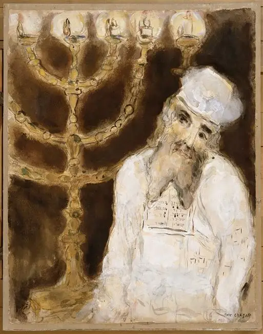 

100% handmade oil painting reproduction on linen canvas by professional artist,aaron-in-front-of-the-golden-candlestick