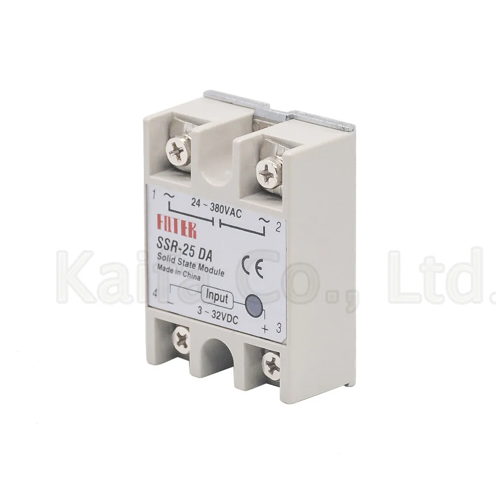 SSR -10DA 25DA 40DA DC control AC SSR white shell Single phase Solid state relay