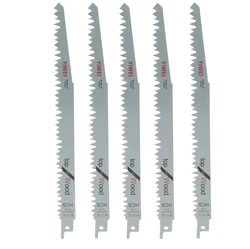 5 Pcs 240mm High Carbon Steel Reciprocating Saw Blades Sabre For Wood