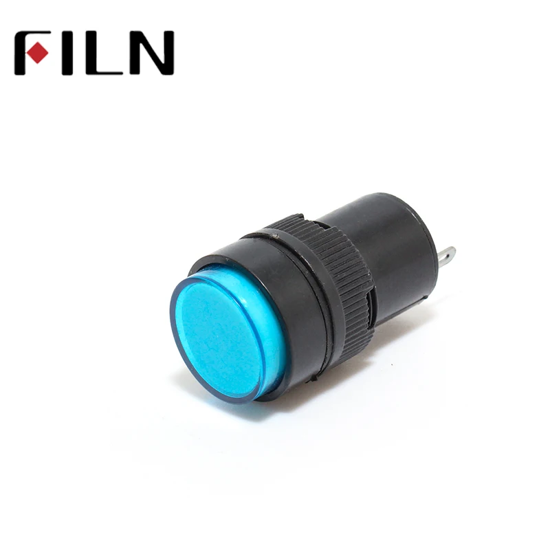 lamp red yellow green blue white led color  12v 24v 220v 16mm Warning Pilot Light indicator NXD-213