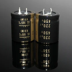 NICHIBurgos-Amplificateur à tube KX, condensateur électrolytique audio, 450V, 220UF, haute sions, original, japonais, livraison gratuite, 2 pièces, 10 pièces