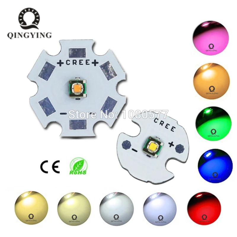10 adet-50 adet Cree LED XPE XP-E R3 1 W-3 W yüksek güç LED