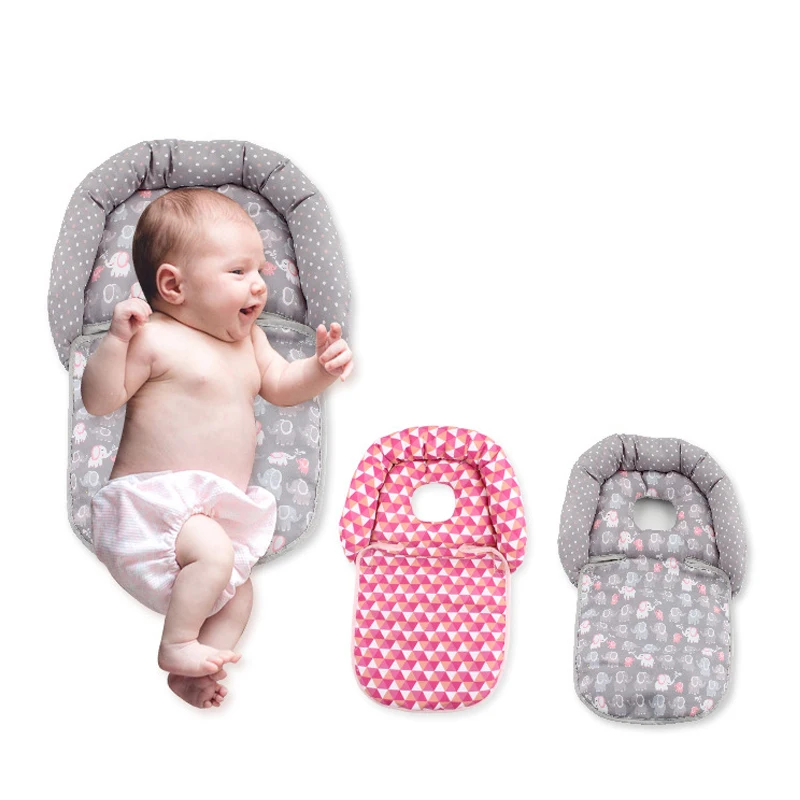 Baby Stroller Pad Head Neck Support Newborn Carriage Seat Cushion Infant Shaping Pillow Pram Mat Pushchair Buggy Accessories