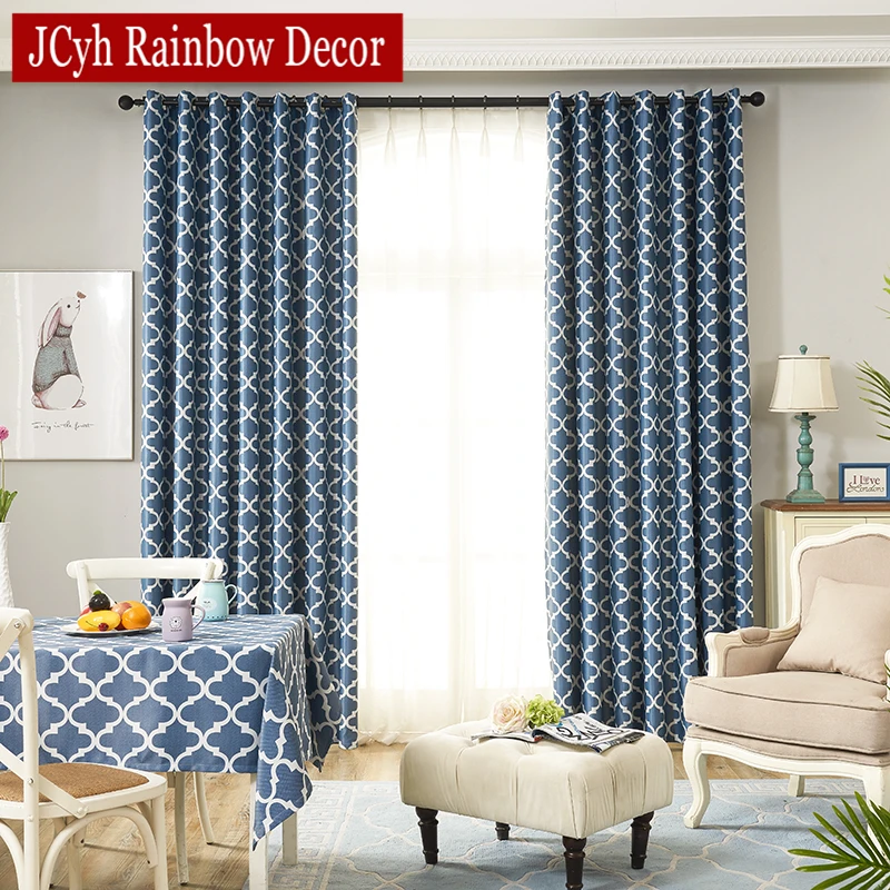 JCyh Printed Blackout Curtains For Bedroom Living Room Window Treatment Modern Curtains Cortinas Blinds Drapes Tende Rideaux