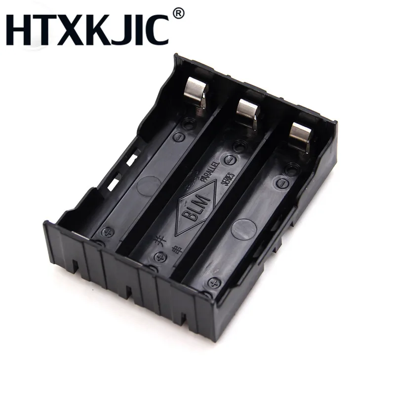 Caja de almacenamiento de plástico para batería recargable 18650, caja de almacenamiento de alta calidad, 10 piezas, 3,7 V