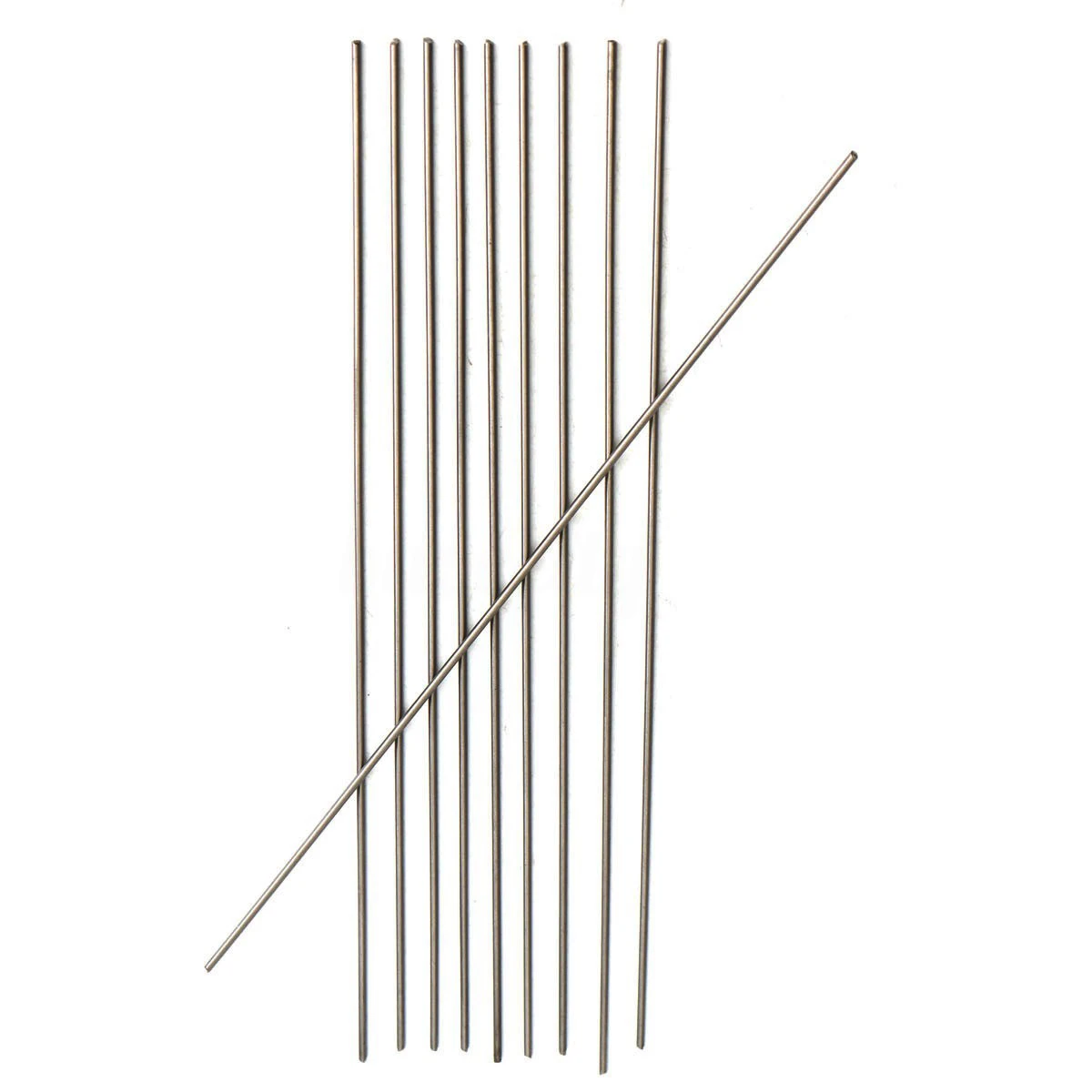 10pcs/set New 2mm Diameter Titanium 6al-4v Round Bar Ti Gr.5 Welding Grade 5 Rods