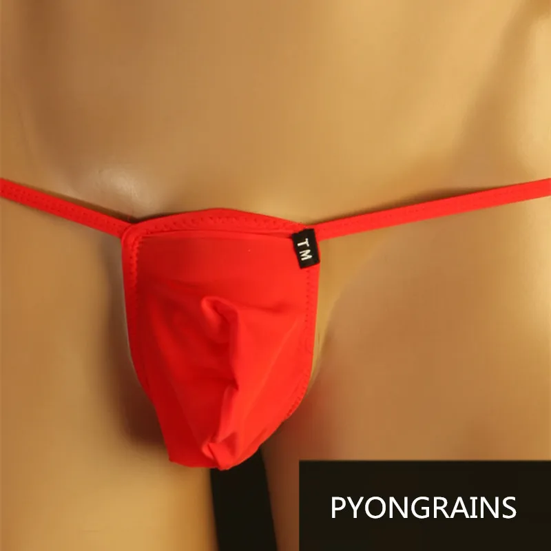 2018 Men\'s Low Waist Underwear Men Sexy Jockstrap Gay Thongs Fashion G Strings Smooth Ice Silk Nylon Thong Gay Men Underwear