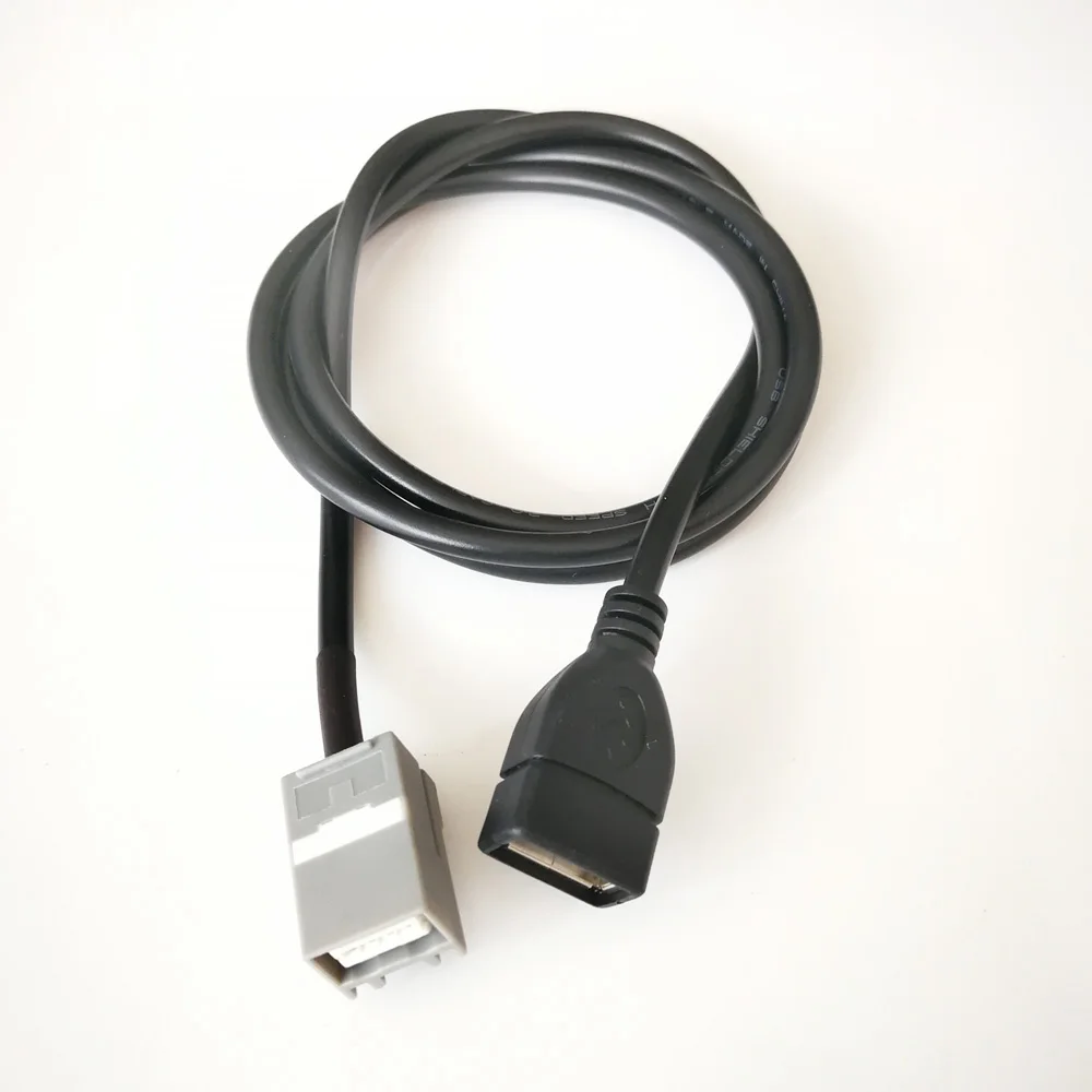 Biurlink سيارة USB كابل محول دعم MP3 MP4 WMA فلاش USB لميتسوبيشي أوتلاندر ASX لانسر